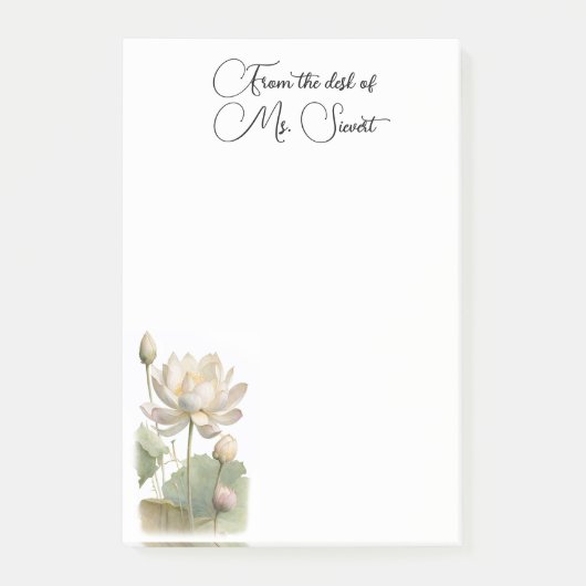 Post-it® Water Lily post-it notes (Devant)