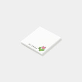 Post-it® Watercolor Pink Lotus with Buds & Leaves (Incliné)