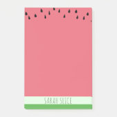 Post-it® Watermelon moderne mignon rose 4" x 6" Post it Not (Devant)