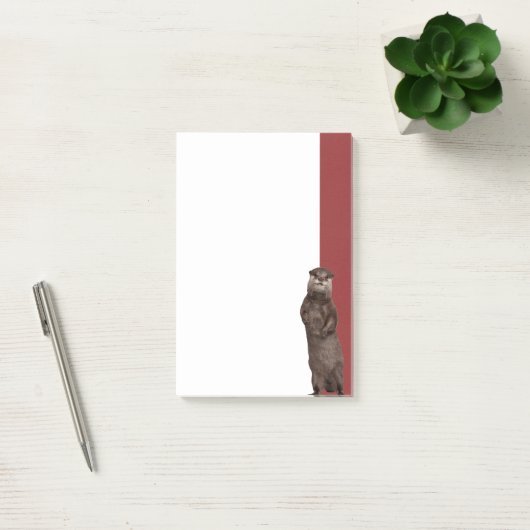 Post-it® Weasels d'eau en jeu - Jote Otter (Bureau)