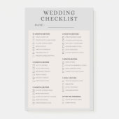 Post-it® wedding checklist (Devant)