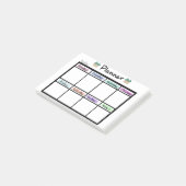Post-it® Weekly Planner Post it Notes (Incliné)