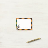 Post-it® Weimaraner Witch (Sur un bureau)