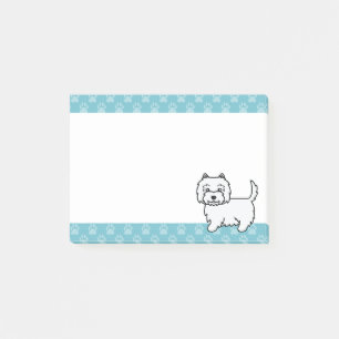 Post-it® West Highland White Terrier Dessin de chien