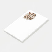 Post-it® Western yee haw Southern dit ranch life (Incliné)