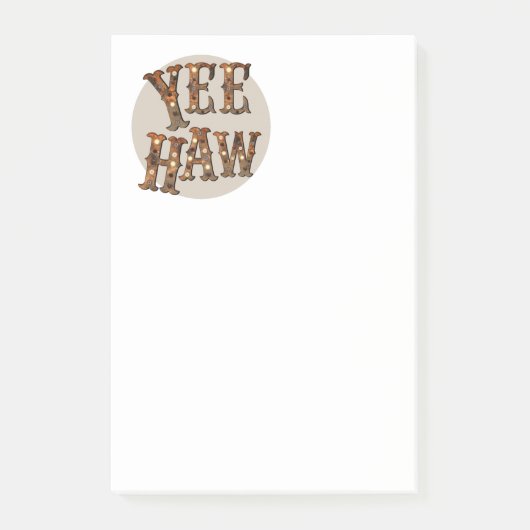 Post-it® Western yee haw Southern dit ranch life (Devant)