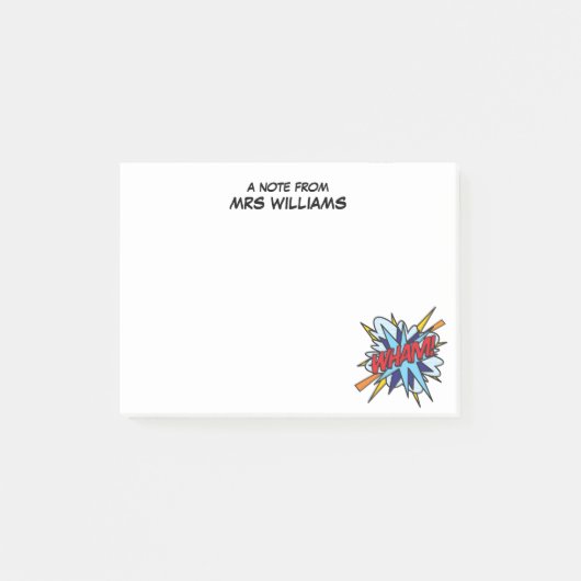 Post-it® WHAT Personnalisé Amusement Moderne Simple (Devant)