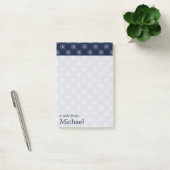 Post-it® Wheel Pattern de capitaine | ajoutent votre nom (Bureau)