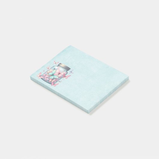 Post-it® Whimsical Butterflies in a Jar (Incliné)