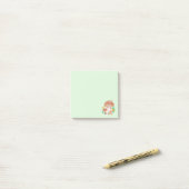 Post-it® Whimsical Fairy Champagne House Green (Sur un bureau)