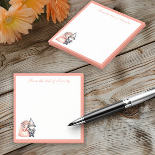 Post-it® Whimsical Gnome Love mignon marié Mariage de chamb