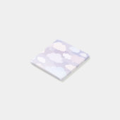 Post-it® Whimsical Pastel Clouds et étoiles Motif (Incliné)