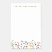 Post-it® Whimsical Wildflower Bloom Colorful Spring (Devant)
