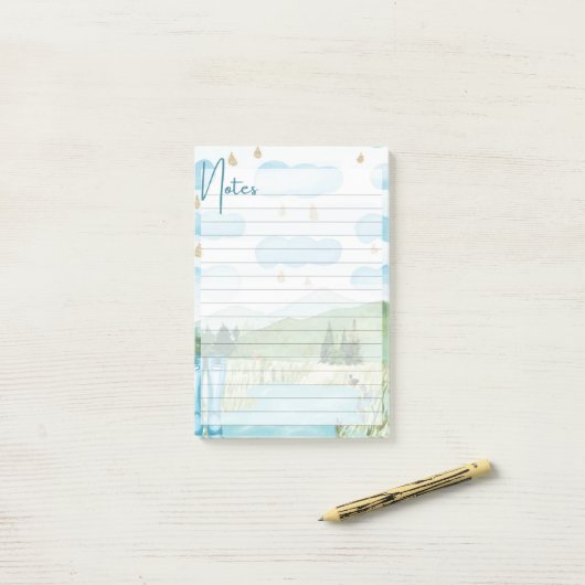 Post-it® Whimsy quotidien - Notes illustrées (Sur un bureau)