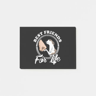 Post-it® whippet amant cadeaux whippet amoureux sueur