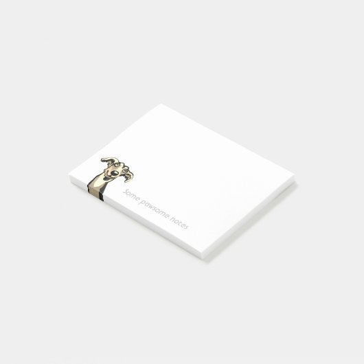 Post-it® Whippet, notes pawsome (Incliné)