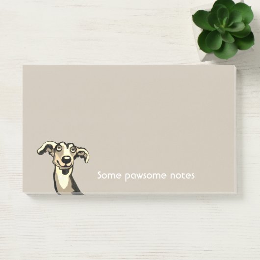 Post-it® Whippet, notes pawsome (Bureau)