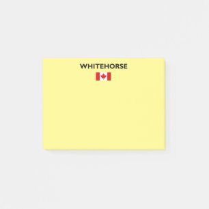 Post-it® Whitehorse Canada Drapeau canadien couleur claire