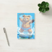 Post-it® Wild Bear Summer Vintage Pool  (Bureau)