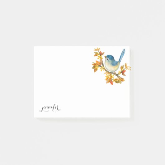 Post-it® Wildlife Blue Bird Publier la note (Devant)