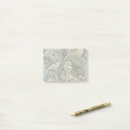 Post-it® William Morris Acanthus Feuilles (Sur un bureau)