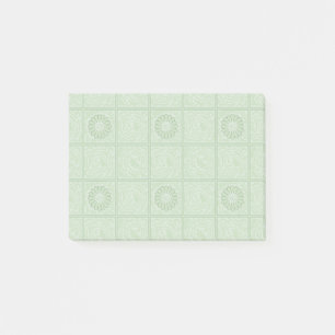 Post-it® William Morris Carré Vintage vert modèle floral