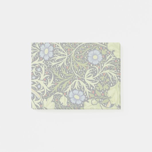 Post-it® William Morris Fleur d'antiquité aux algues marine (Devant)