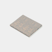 Post-it® William Morris Frère Lapin Motif Noir Rust (Incliné)