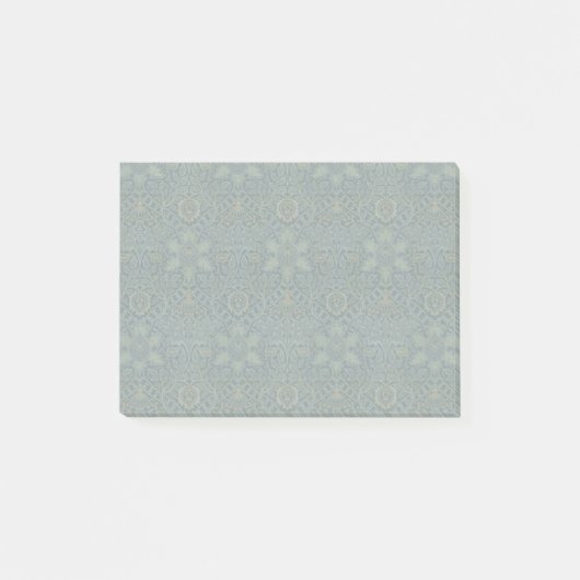 Post-it® William Morris Ispahan Vert sarcelle Floral Art (Devant)