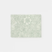 Post-it® william morris marigold fleurs vertes (Devant)