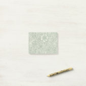 Post-it® william morris marigold fleurs vertes (Sur un bureau)