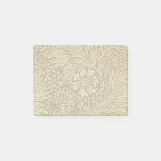 Post-it® William Morris Marigold Motif de fleurs antiques (Devant)