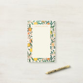 POST-IT® WILLIAM MORRIS POMEGRANATE DESIGN POST IT NOTES (Sur un bureau)