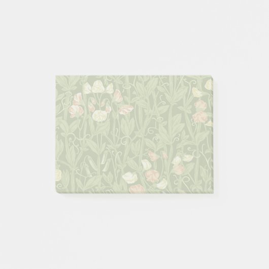 Post-it® William Morris Sweet Pea Floral Design (Devant)