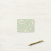 Post-it® William Morris Sweet Pea Floral Design (Sur un bureau)