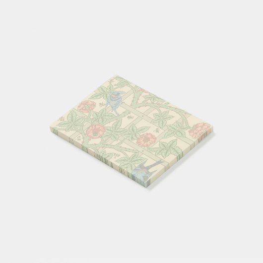 Post-it® William Morris Trellis Design classique de papier  (Incliné)