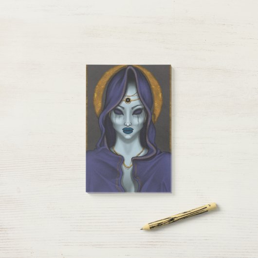 Post-it® witch (Sur un bureau)