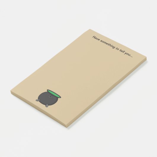Post-it® Witch Cauldron | Ajouter du texte (Incliné)
