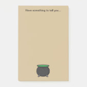 Post-it® Witch Cauldron | Ajouter du texte (Devant)
