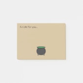 Post-it® Witch Cauldron | Ajouter du texte (Devant)