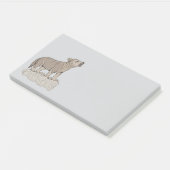 Post-it® Wolf Pup Howling (Incliné)