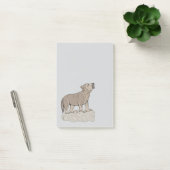 Post-it® Wolf Pup Howling (Bureau)