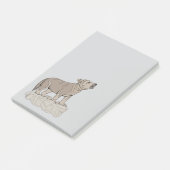 Post-it® Wolf Pup Howling (Incliné)