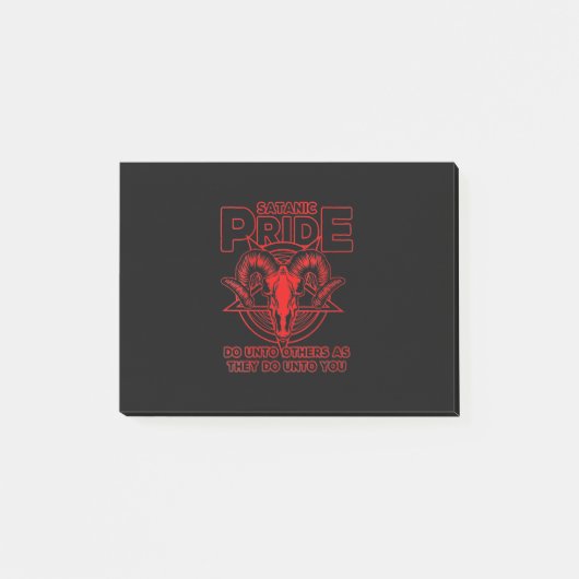 Post-it® Womens Satanism Pagan Goat Satan (Devant)