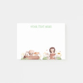 Post-it® Woodland Animaux comestibles Post It Notes Happy F (Devant)