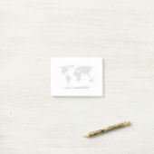 Post-it® World Traveler Map (Sur un bureau)