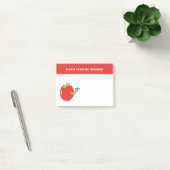 Post-it® Worm en Apple Cute Notes de l'enseignant cadeau (Bureau)