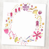Post-it® Wreath Fleur sauvage aquarelle