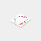 Post-it® Wreath Fleur sauvage aquarelle (Incliné)