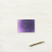 Post-it® Yaie violet couleur spirituelle (Sur un bureau)